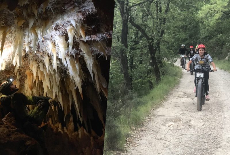 Sport Nature Ardèche : Mountainbiken, Höhlenforschung, Klettern, Canyoning, Kanufahren, Wandern, Trail running à Gras - 1