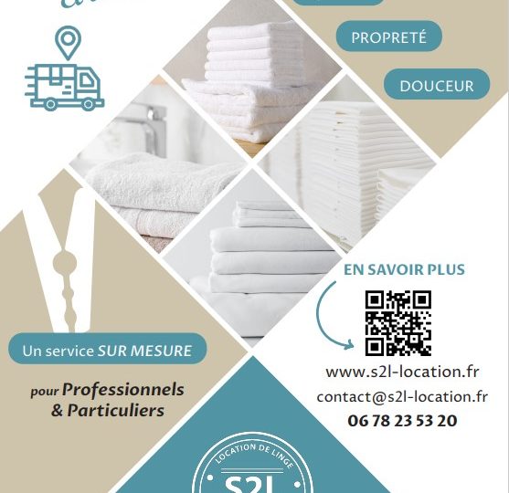 S2L : Service Location de Linge pour particuliers et professionnels à Saint-Paul-Trois-Châteaux - 1