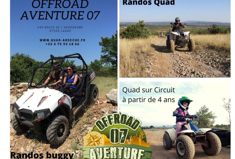 Offroad Aventure 07 : Quad, buggy et moto à Lanas - 1