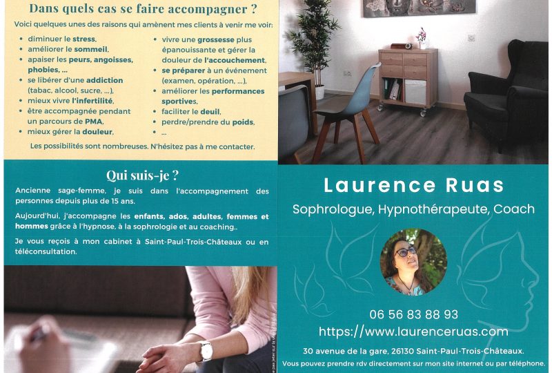 Laurence Ruas sophrologue hypnothérapeute coach à Saint-Paul-Trois-Châteaux - 1