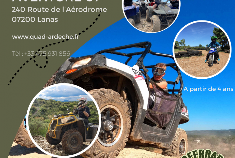 Offroad Aventure 07 : Quad, buggy et moto à Lanas - 0